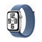 Apple Watch SE2 (2023) V2 Gps 44mm Silver Aluminium Case with Sport Loop Winter Blue EU
