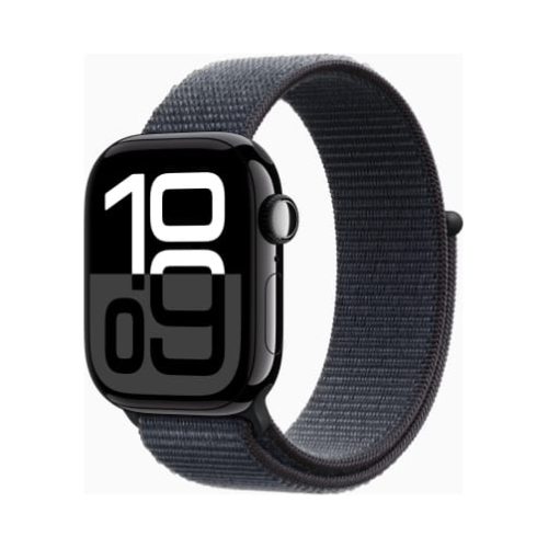 Apple Watch (Series 10 2024) Gps 46mm Jet Black Aluminium Case with Ink Sport Loop EU