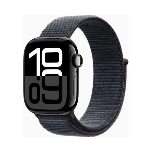 Apple Watch (Series 10 2024) Gps 46mm Jet Black Aluminium Case with Ink Sport Loop EU