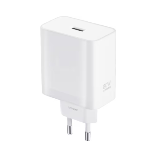 Επιτοίχιος φορτιστής Oppo 80W USB-A SuperVooc Adapter White EU