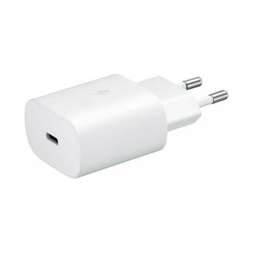 Samsung Galaxy Wall Charger (25W Without Cable) USB-C Fast Adapter (EP-TA800) Bulk White EU