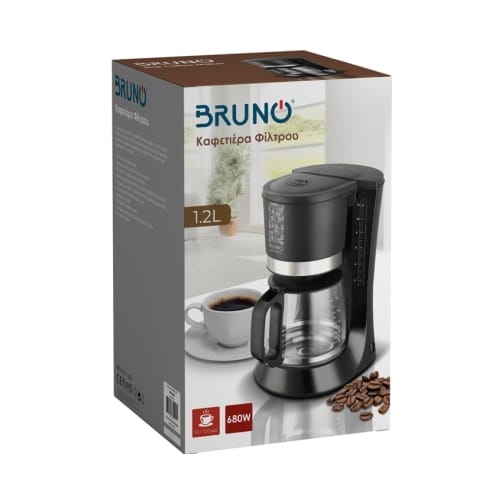 Kαφετιέρα Καφέ φίλτρου Bruno (BRN-0086) Black EU