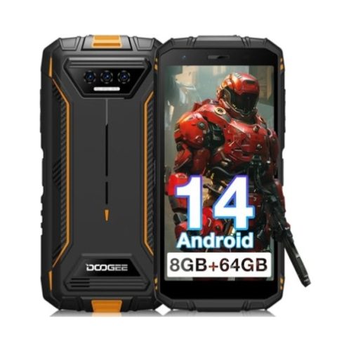 Doogee S41T 4G 64GB (4GB Ram) Dual-Sim Black Orange EU