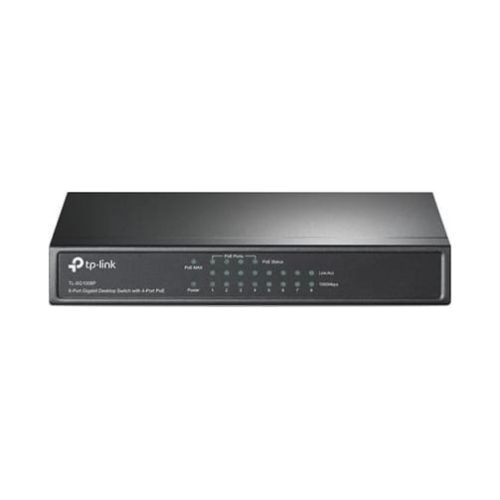 TP-Link Desktop Switch (TL-SG1008P) 8-Port Gigabit  4-Port PoE Ver. 4.0 Black EU