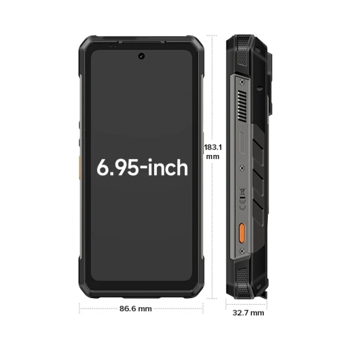 Ulefone Armor 34 Pro με Videoprojektor 5G 512GB (16GB Ram) Dual-Sim Black EU