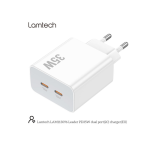 Φορτιστές LAMTECH  DUAL TYPE C CHARGER PD 35W