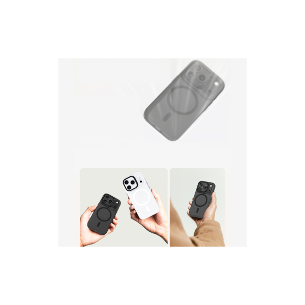 Benks Magnetic Lucid Armor Case - iPhone 17 Case with Camera Control Button - White