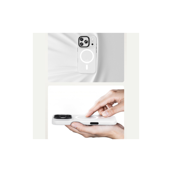 Benks Magnetic Lucid Armor Case - iPhone 17 Case with Camera Control Button - White