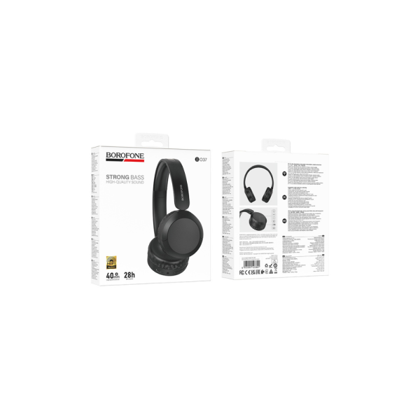 Borofone Headphones BO37 Marvellous bluetooth black