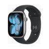 Apple Watch (Series 11 2025) Gps 46mm Space Grey Aluminium Case με S/M Black Sport Band EU