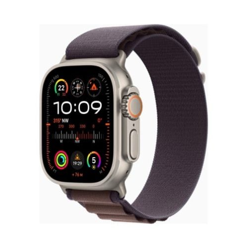 Apple Watch Ultra 2 (Series 9 2023) Gps +Cellular 49mm Titanium Case με Alpine Loop L Indigo EU