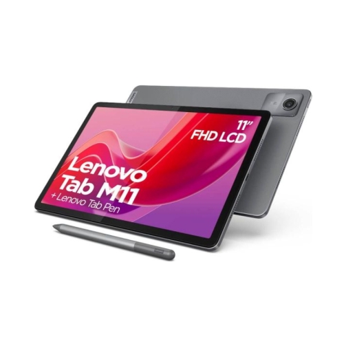 Lenovo-Tab-M11-G88-4G-128GB Lenovo Tab M11 G88 4G 128GB (4GB Ram) +Pen +Folio Case Luna Grey EU