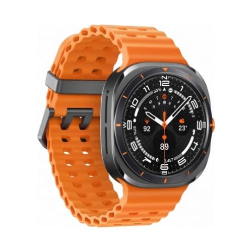 Samsung Galaxy Watch Ultra (L705 2025) LTE 47mm (East Region) 64GB (2GB Ram) Titan Gray Case with Orange Band EU