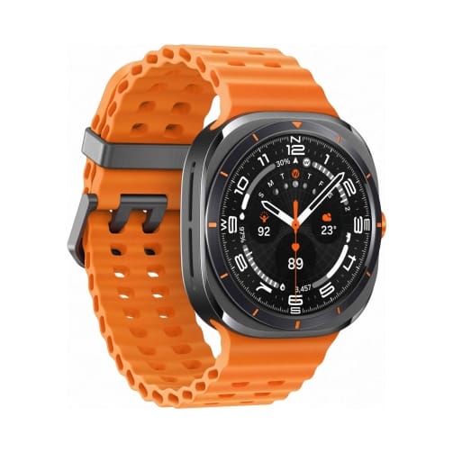 Samsung Galaxy Watch Ultra (L705 2025) LTE 47mm (East Region) 64GB (2GB Ram) Titan Gray Case with Orange Band EU