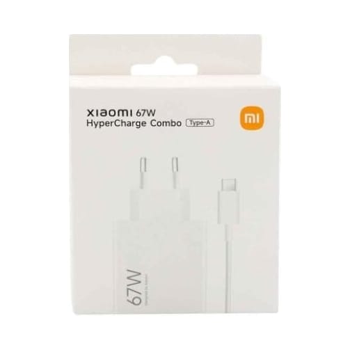 Επιτοίχιος Φορτιστής (Wall Charger) Xiaomi 67W Charging Combo (Type A) +USB-C Cable White EU