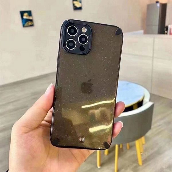 Armor Glitter Case for Iphone 12 Pro Max black
