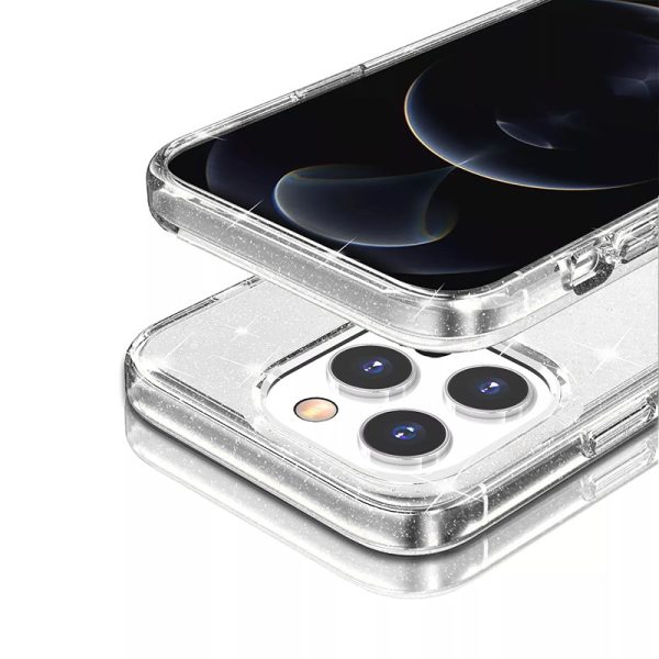 Crystal Glitter Case for Iphone 12 Pro Max Silver