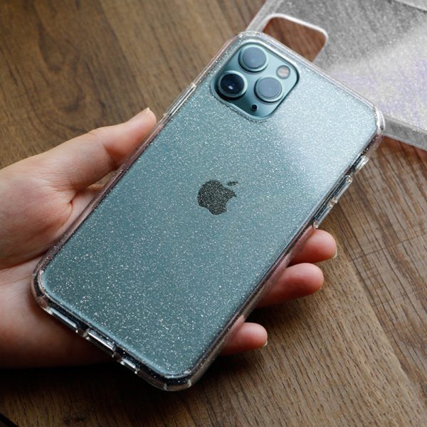 Crystal Glitter Case for Iphone 12 Pro Max Silver