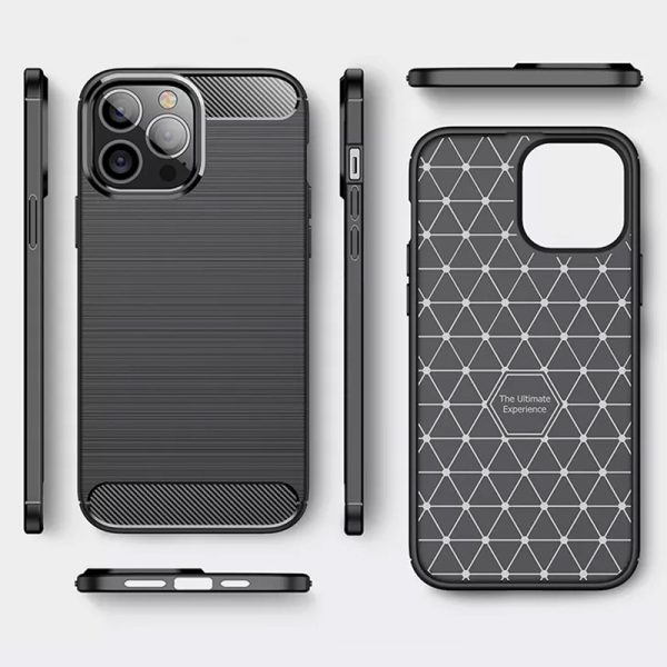 Back Case CARBON for SAMSUNG GALAXY S23 PLUS Black