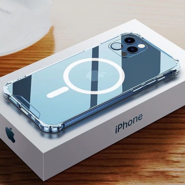 TEL PROTECT MagSilicone Case for Iphone 14 Transparent