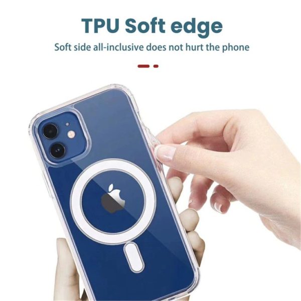 TEL PROTECT MagSilicone Case for Iphone 14 Pro Max Transparent