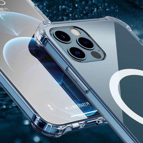 TEL PROTECT MagSilicone Case for Iphone 14 Pro Max Transparent