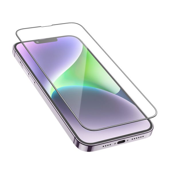 Borofone Tempered glass TG9 Full Screen 2.5D for Iphone 14 Plus/14 Pro Max