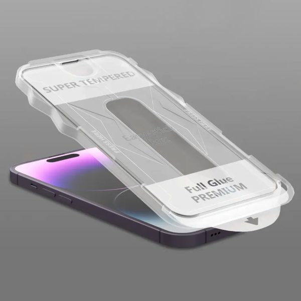 Tempered Glass Full Glue Easy-Stick Box for IPHONE 11 PRO BLACK