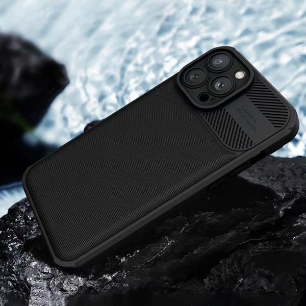 Camera Protected Case for Iphone 14 black