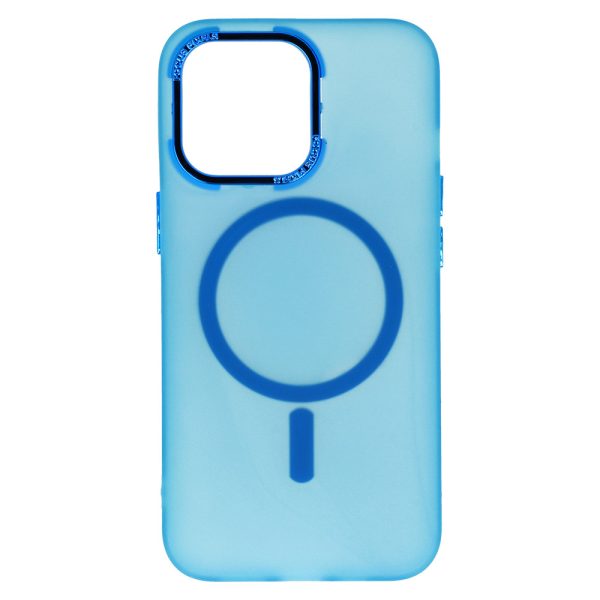 Magnetic Frosted Case for Iphone 11 Pro Max Blue