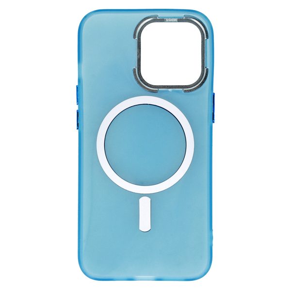 Magnetic Frosted Case for Iphone 11 Pro Max Blue