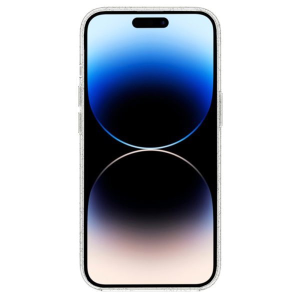 TEL PROTECT MagSilicone Clear Case for Iphone 14 Pro Max Glitter