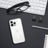 TEL PROTECT MagSilicone Clear Case for Iphone 14 Pro Max Glitter