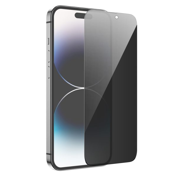 Borofone Tempered glass BF7 Diamond Armor Full Screen Anti-spy for Iphone 14 Pro