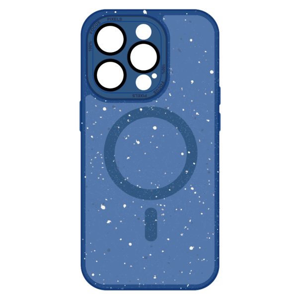 Tel Protect Magnetic Splash Frosted Case for Iphone 14 Pro Navy