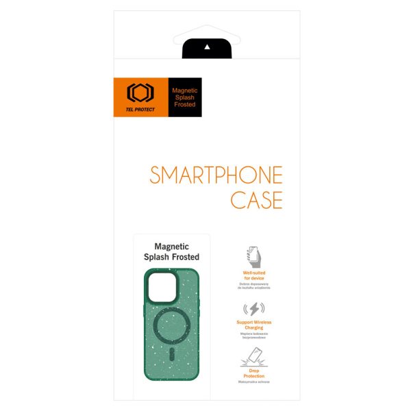 Tel Protect Magnetic Splash Frosted Case for Iphone 14 Green