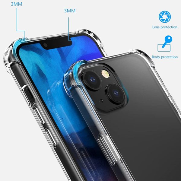Back Case ANTI SHOCK 0,5mm for IPHONE 12 PRO MAX TRANSPARENT