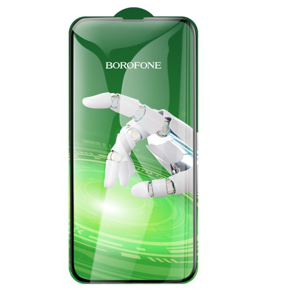 Borofone Tempered glass BF8 Diamond Armor Full Screen 5D Large Arc for Iphone 15 Plus/16 Plus