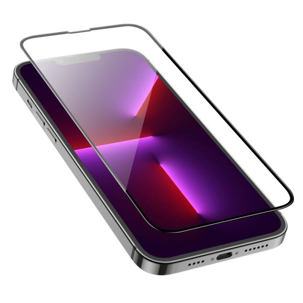 Borofone Tempered glass BF8 Diamond Armor Full Screen 5D Large Arc for Iphone 15 Plus/16 Plus