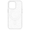 TEL PROTECT MagSilicone Clear Case for Iphone 15 Pro Max Glitter