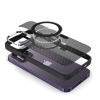 Tel Protect Magnetic Carbon Case for Iphone 15 Plus Black