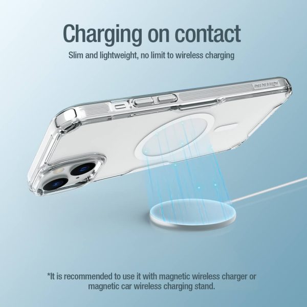 Nillkin Nature Pro Magnetic TPU Case for Iphone 15 Plus transparent