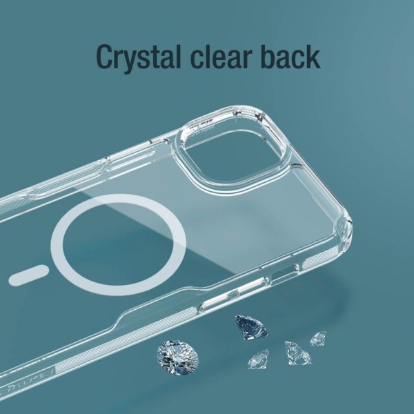 Nillkin Nature Pro Magnetic TPU Case for Iphone 15 Plus transparent