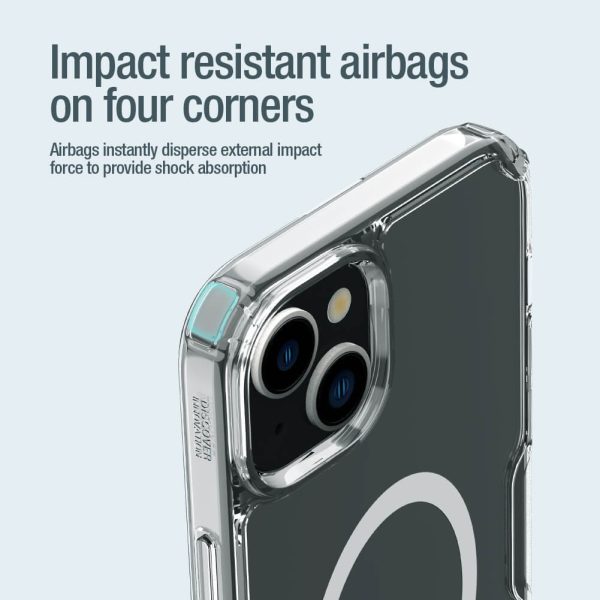 Nillkin Nature Pro Magnetic TPU Case for Iphone 15 Plus transparent