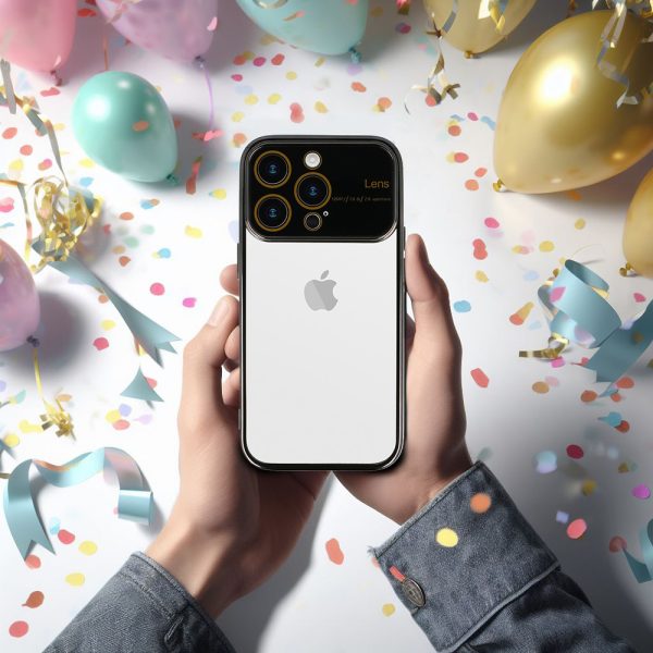 Electro Lens Case for Iphone 12 Pro Black