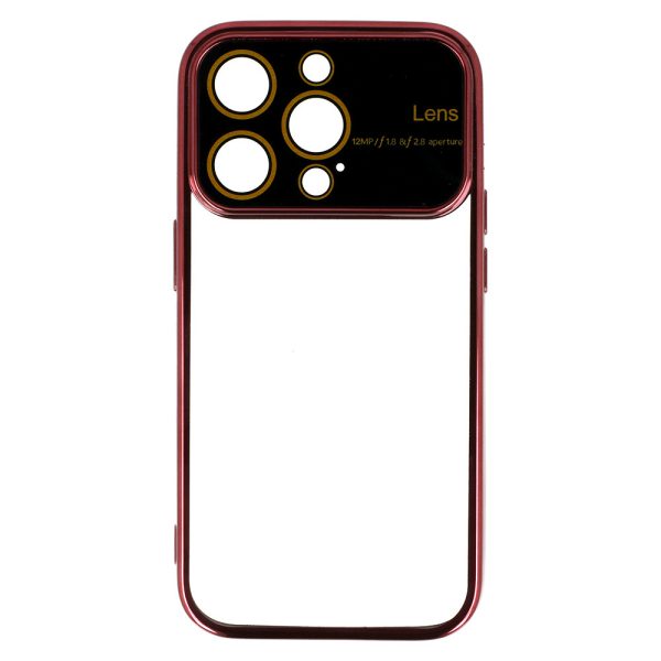 Electro Lens Case for Iphone 14 Pro Max Cherry