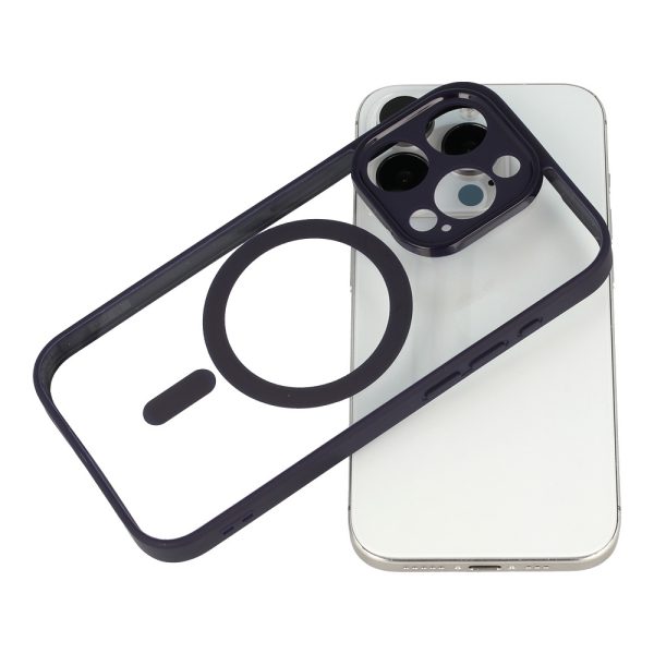Acrylic Color Magsafe Case for Iphone 13 Pro Max purple