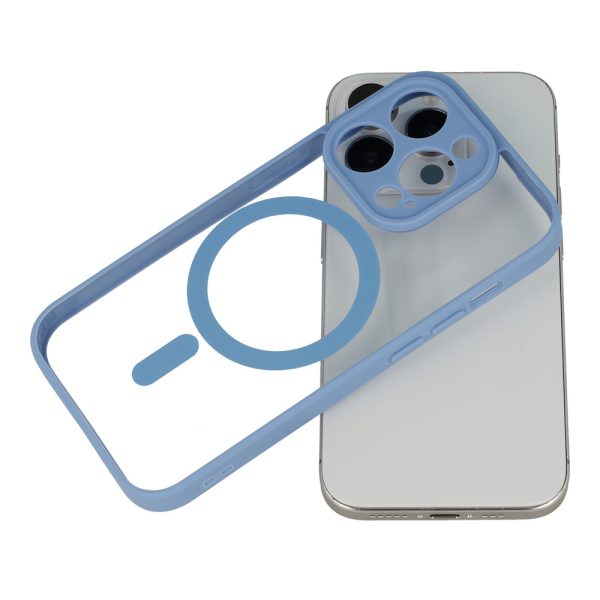 Acrylic Color Magsafe Case for Iphone 13 Pro Max light blue