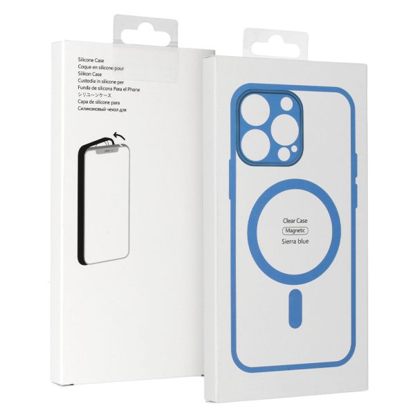 Acrylic Color Magsafe Case for Iphone 13 Pro Max light blue