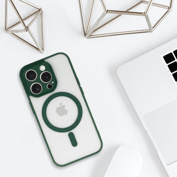 Acrylic Color Magsafe Case for Iphone 13 Pro Max green